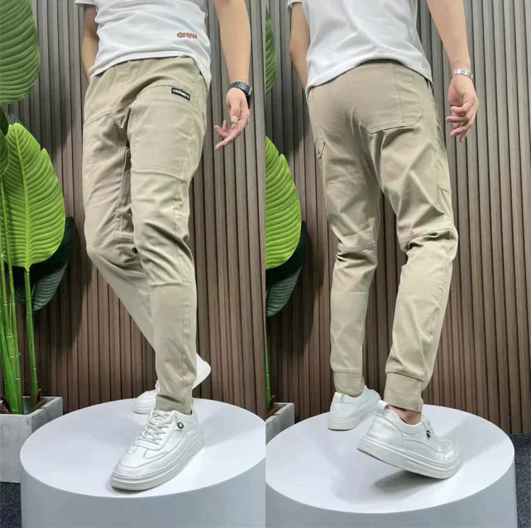 Brett: pantalones informales para hombre de algodón