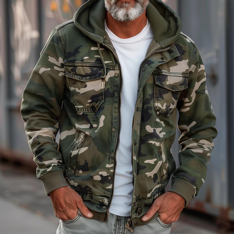 Fabian - Chaqueta de camuflaje para hombre